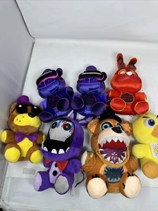 Lote de 7 peluches FNAF Five Nights At Freddy's - Imagen 1 de 8