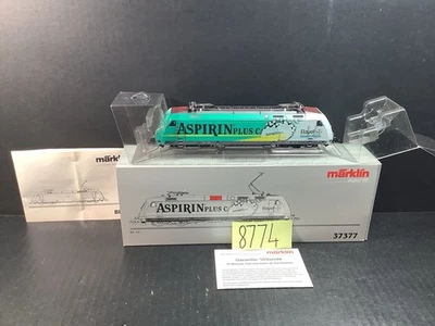 Marklin 37377 German Federal RailwayclassBR 101 Bayer Aspirin Electric Loco - Image 1 of 4