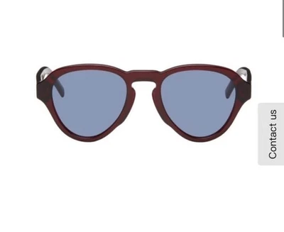 Gafas Givenchy Para Hombre Cuadradas/Rectángulas Burdeos Azul Moda Diseñador Foto 1 de 3