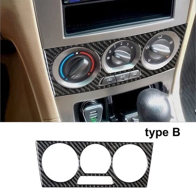 For Subaru Forester Carbon Fiber Interior Climate Console Cover Trim Type B Foto 1 de 4