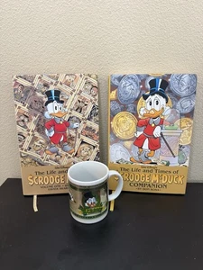 THE 2010 DON ROSA LIFE AND TIMES OF SCROOGE MCDUCK SET 2 HARDCOVER BOOKS & MUG - Picture 1 of 8