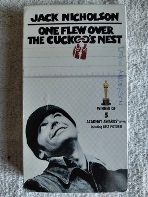 Ken Kesey One Flew over the Cuckoo's Nest Vhs Jack Nicholson  - Image 1 of 3