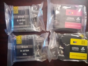Brother Ink Cartridges Bundle (x4), Black XXL x2, Yellow, Magenta J4620DW & Rela - Picture 1 of 1