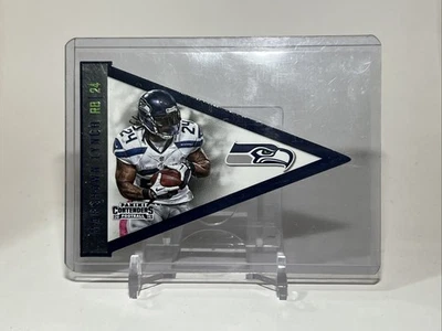 2015 Panini Contenders - Pennants Marshawn Lynch #P9 - Image 1 of 2