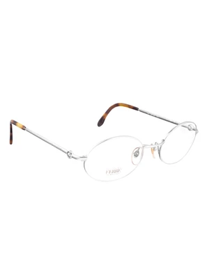 Copos ovais de prata e Havana Gianfranco Ferre 00s - Imagem 1 de 3