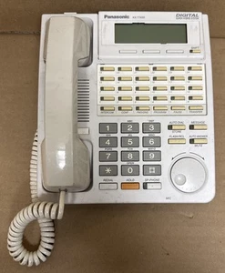 Panasonic KX-T7433 Display Speakerphone (White) - Picture 1 of 5