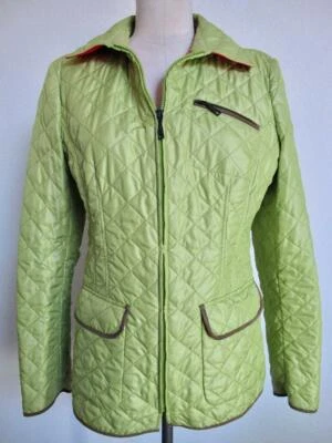 Jaqueta feminina Schneiders Salzburg acolchoada com zíper 6 EUA 36 D verde coral leve - Imagem 1 de 4