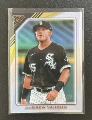 Andrew Vaughn 2022 Topps Gallery #63 Rainbow Foil Chicago White Sox - Image 1 of 3