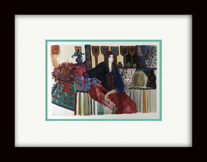 PATRICIA GOVEZENSKY • 'Jerusalem Odelisque' • Professionally Framed Art Print - Picture 1 of 2