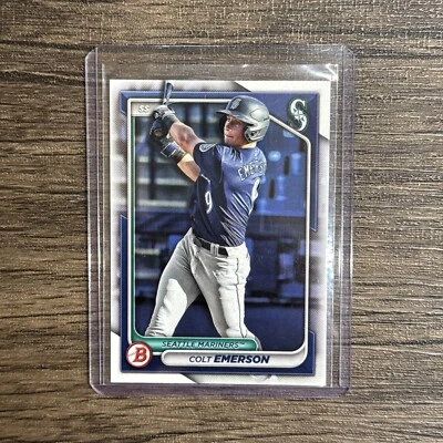 2024 Bowman COLT EMERSON #BP-10 Seattle Mariners - Image 1 of 2