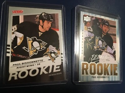Paul Bissonnette Rookie x2 2008-09 Upper Deck MVP RC #311 #391 Biznasty NM-Mint - Image 1 of 4