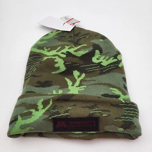 Minnesota Gophers Nike Iron Gray Camo Military Cuffed Knit Beanie Stocking Hat - Picture 1 of 6