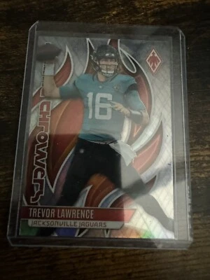 2023 Panini Phoenix - Flame Throwers Silver Seismic #FLA-22 Trevor Lawrence - Image 1 of 2