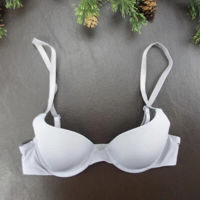 Sujetador Gap Talla 32A Púrpura Acolchado Cierre Ajustable Espalda Foto 1 de 4