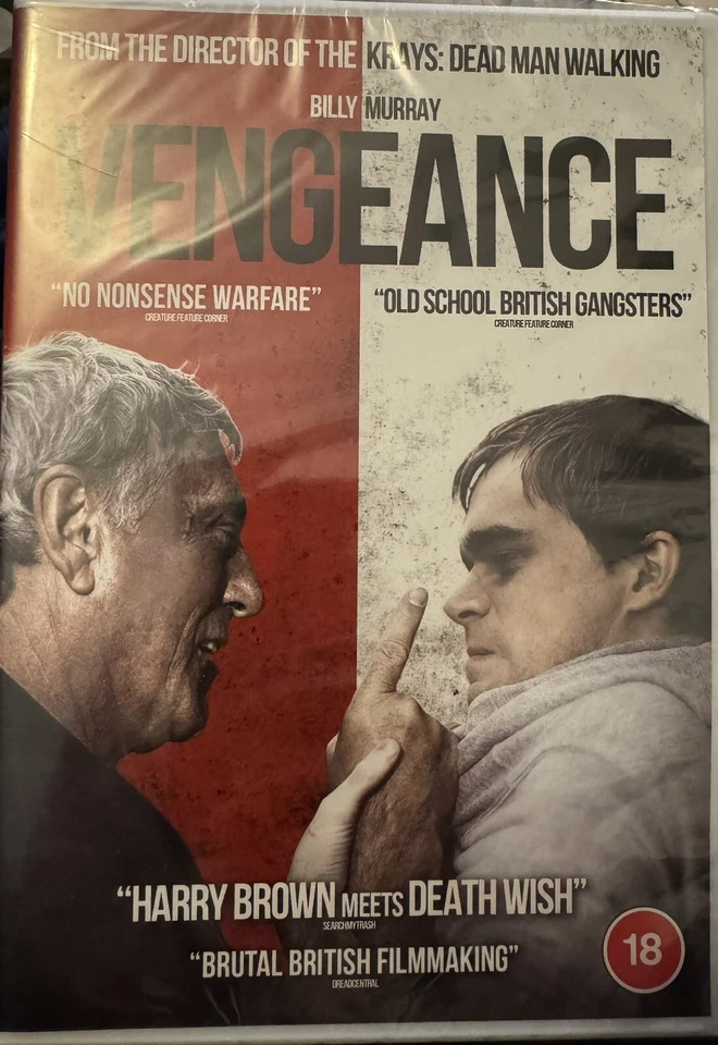 Vengeance DVD (2020) Billy Murray, Taylor (DIR) cert 18 - NEW SEALED - FREE POST - Image 1 of 1