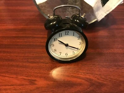 Ikea DEKAD Battery Operated Black Alarm Clock Design and Quality Ikea of Sweden - Image 1 of 4