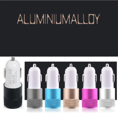 Cargador de coche USB doble universal de 2 puertos enchufe adaptador encendedor de 12 V enchufe - Imagen 1 de 4