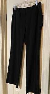 Worthington Works Women’s Black Hook & Zip Straight Stretch Separates Pants 10P - Picture 1 of 11