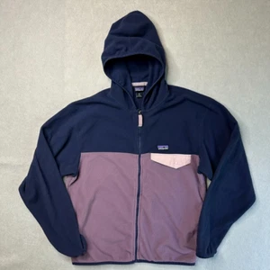 Patagonia Micro D Snap-T Fleece Jacket Full Zip Hoodie Sweater Kids Size XL (14) - Picture 1 of 7