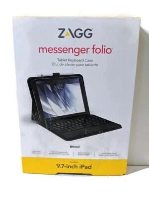 ZAGG Messenger Folio Tablet Case & Bluetooth Keyboard For Apple iPad 9.7 Inch - Image 1 of 3