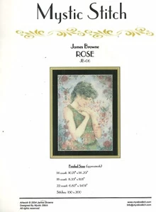Rose Cross Stitch Pattern / Booklet. - Picture 1 of 1