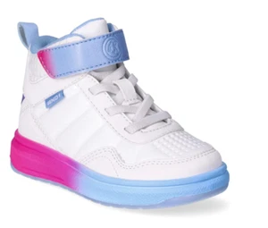 AND1 Toddler Girl Basketball High Top Sneakers, Size 8 White Blue/pink - Bild 1 von 5