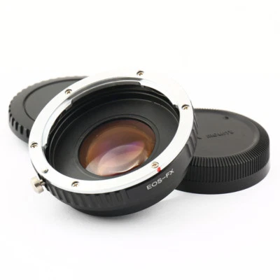Focal Reducer Speed Booster 0.72x Adapter Canon EOS EF lens to Fujifilm X FX - Image 1 of 3