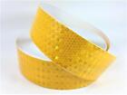 50m x 50mm Truck Lorry Trailer HGV Yellow Reflective Safety Tape Decal Vinyl NEW
