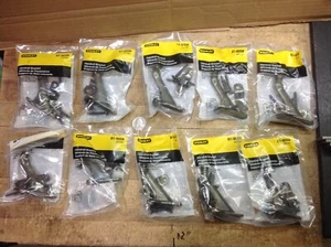 10 pcs stanley hand rail brackets Antique brass finish 81-9058 wood retail box  - Picture 1 of 9