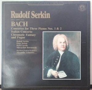 CBS MASTERWORKS MP 39761 SERKIN plays BACH CONCERTOS SCHNEIDER HOLLAND ED 1 LP - Picture 1 of 3
