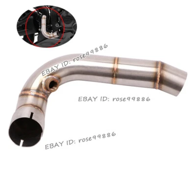 Tubo de escape de enlace medio de acero inoxidable deslizable para Honda CBR600RR F5 2007-2025 Foto 1 de 4