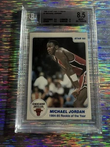 Michael Jordan 1985 Star #1 Last 11 Rookie BGS 8.5 ๐๐๐ฅ - Picture 1 of 2