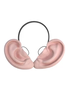 Big Ears Headband Oversized Comedy Costume Accessory for Fancy Dress Clown Wear - Picture 1 of 1