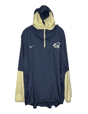 Nike Activewear Lightweight Player Jacket Mens 3XL Navy 1/4 Zip Hooded CI4477 - Image 1 of 4