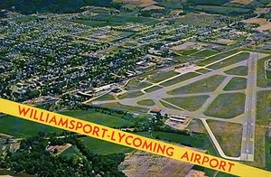Williamsport-Lycoming Airport, Pennsylvania, Montoursville --- Airplane Postcard - Picture 1 of 2
