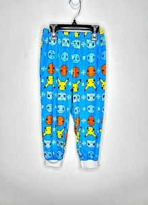 Pokémon Pajama Pants Boys Size XS 4-5 Elastic Waist Blue - Picture 1 of 4