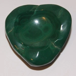 Vintage Malachite Ashtray / Trinket Bowl / Ring Dish - Picture 1 of 4