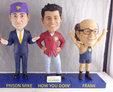 2022 SIOUX FALLS CANARIES BOBBLEHEAD PRISON MIKE FRIENDS JOEY FRANK SGA NEW LOT