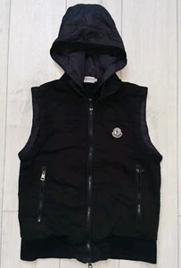 Moncler Down Padded Vest Hooded Gilet Jacket "S/M" Mens - Picture 1 of 12