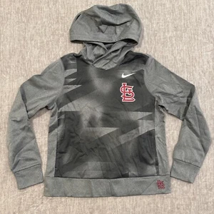 Women’s Size Medium Nike St Louis Cardinals Hoodie Sweatshirt Grey NWT $70 - Picture 1 of 8