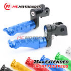 R-Fight Front Foot Pegs 25Mm Extended Blue For Kawasaki Er-6F 06-08 07