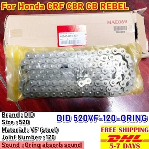 C23 Chain absorb sound For Honda Crf 250 300 Rear Bike Drive DID 520VF-120-Oring - Picture 1 of 11