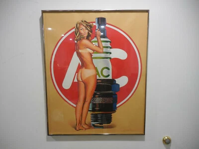 AC Annie, 1972 Mel Ramos Giclee Numbered Signed RARE Prof Framed 25 1/4"X31 1/4" Foto 1 de 4