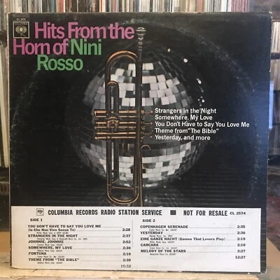 [JAZZ/WORLD]~EXC LP~NINI ROSSO~Hits From The Horn Of~[1966~COLUMBIA]~MONO~WLP PR - Image 1 of 4