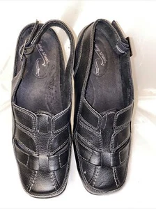 Easy Street Comfort Waves Damenschuhe mit Sling Rücken Größe 6M schwarz *B - Bild 1 von 8