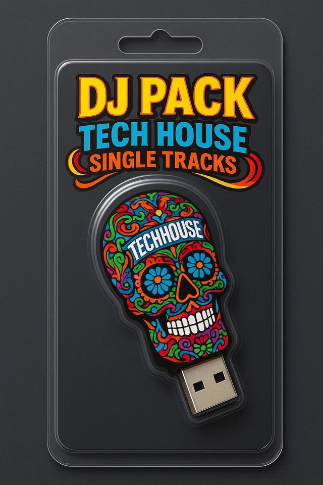 TECH HOUSE USB PEN 16GB sound pack set DJ 2024/2025 mp3 SINGLE TRACKS Unimixed - Immagine 1 di 1
