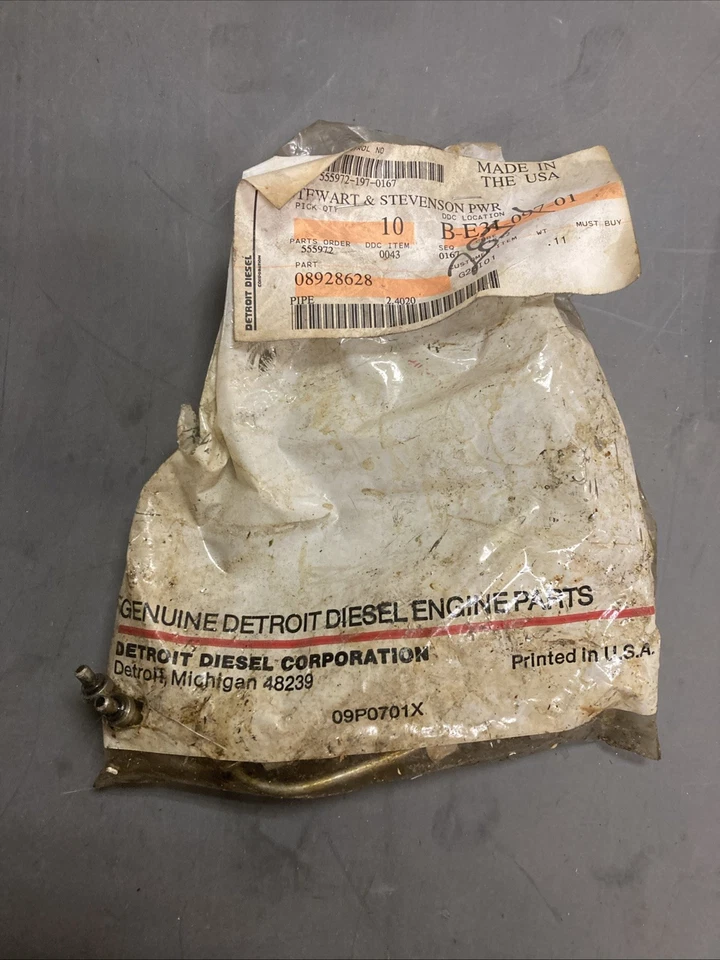 Paquete de 10 pipas nuevas antiguas Stewart & Stevenson MTU 08928628 | EE. UU. VENDEDOR Foto 1 de 4