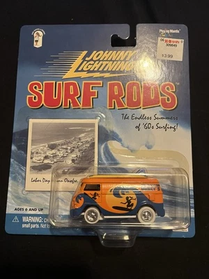 Varillas de surf Johnny Lightning 1:64 VW Van White Lightning #294-01 como nuevas Foto 1 de 4