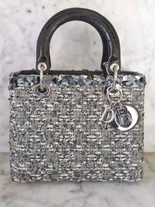 DIOR LADY DIOR FANTASY TWEED LIMITED EDITION BAG WITH Receipt - Bild 1 von 12