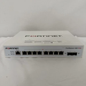 Fortinet FortiSwitch 108F Ethernet Switch 8 Port Gigabyte Network 2 SFP NEW - Afbeelding 1 van 2